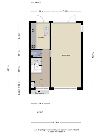 Floorplan - Hobbendonkseweg 22, 5283 HK Boxtel